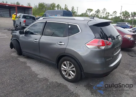 2016 Nissan Rogue Sv из США, поврежденный, VIN KNMAT2MT5GP597207